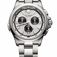 Victorinox Night Vision Chronograph silver steel