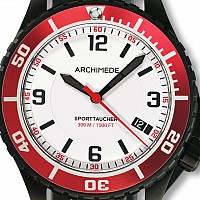 Archimede SportTaucher Black white/red